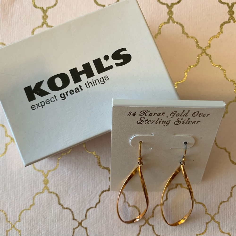 💕24 Karat Gold Earrings